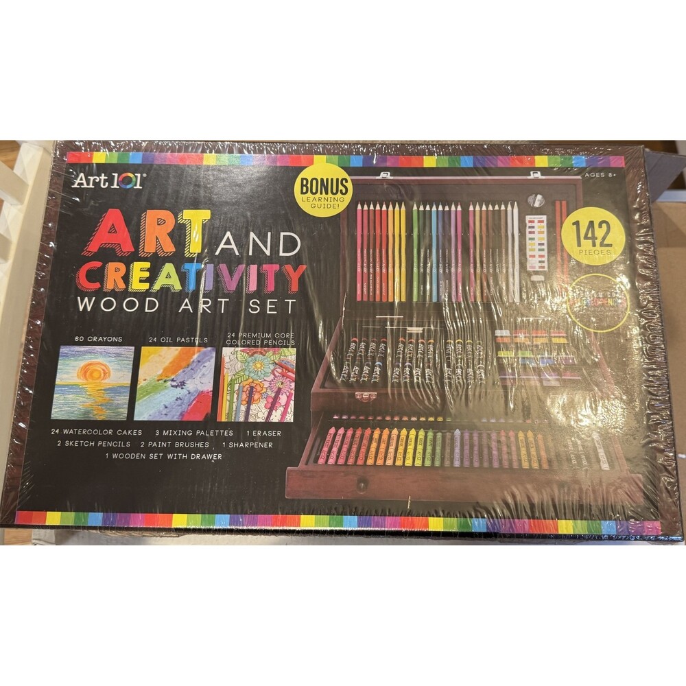 New Art 101 Wood Art & Creativity  Set 142-Piece